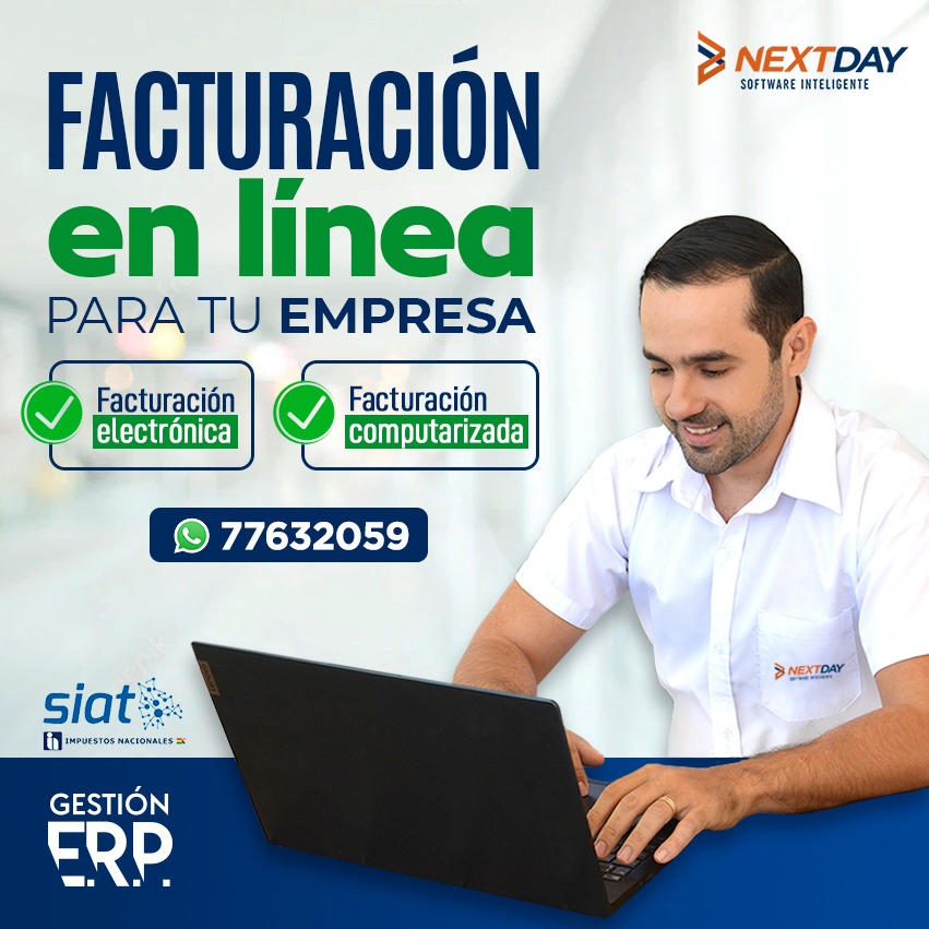 Facturación en línea NextDay Software ERP